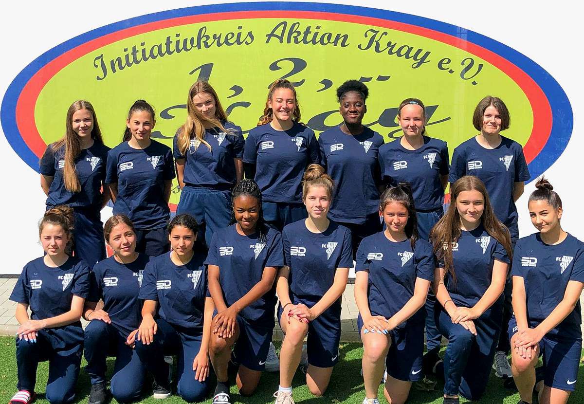 Initiativkreis Aktion Kray e.V. unterstützt die U17 Mädchen vom FC Kray.